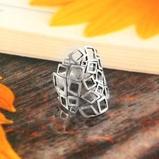 Adjustable Silver Ring Silver Ring Hand Made Fancy Ring For Good Quality