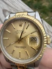 Rolex Datejust Men's Vintage Watch Oyster Perpetual Datejust 36mm Jubilee 2 Tone