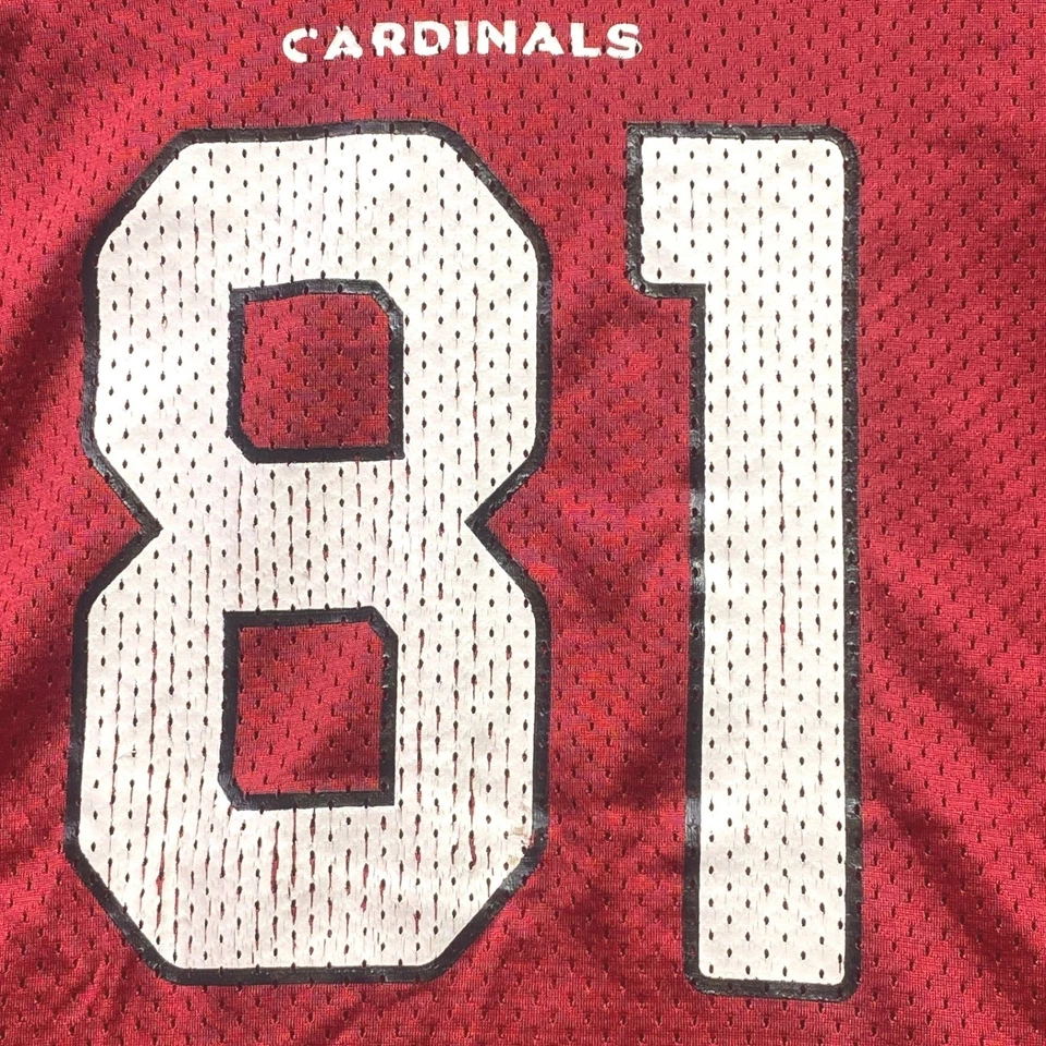 Camiseta de fútbol americano de la NFL extra grande de los Arizona Cardinals para niños Reebok Anquan Boldin Foto 4 de 4