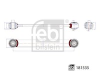Stange Strebe Stabilisator Vorne Links Febi Bilstein 181535