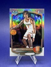 2025-26 Bowman Chrome U Shelton Henderson Refractor /499 1st #BCP-10 Miami