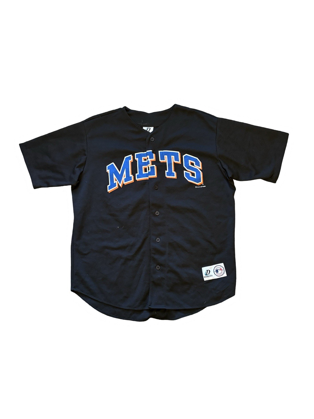 New York Mets Edgardo Alfonzo #13 MLB Dynasty 2000 Black Jersey Men's Size Large