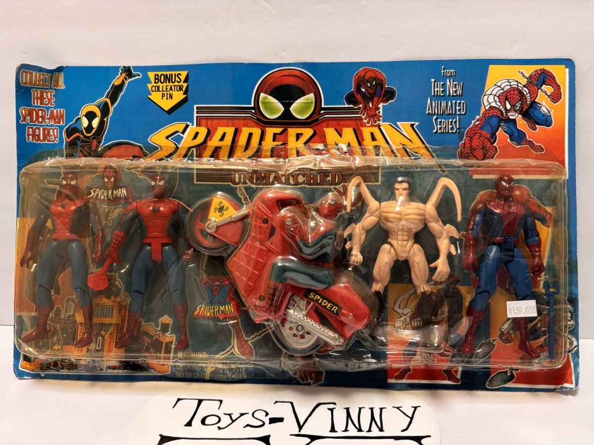 ヴィンテージ　スパイダーマン　グッズ Vintage Spader-Man Marvel Gift Set Off Brand Spider-man assorted