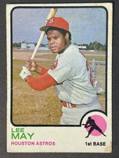 VINTAGE 1973 Topps LEE MAY # 135 - EX