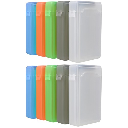 2 Pieces Hard Disk Protection Box Travel Storage Drive Case Plastic - 第 2/12 張圖片