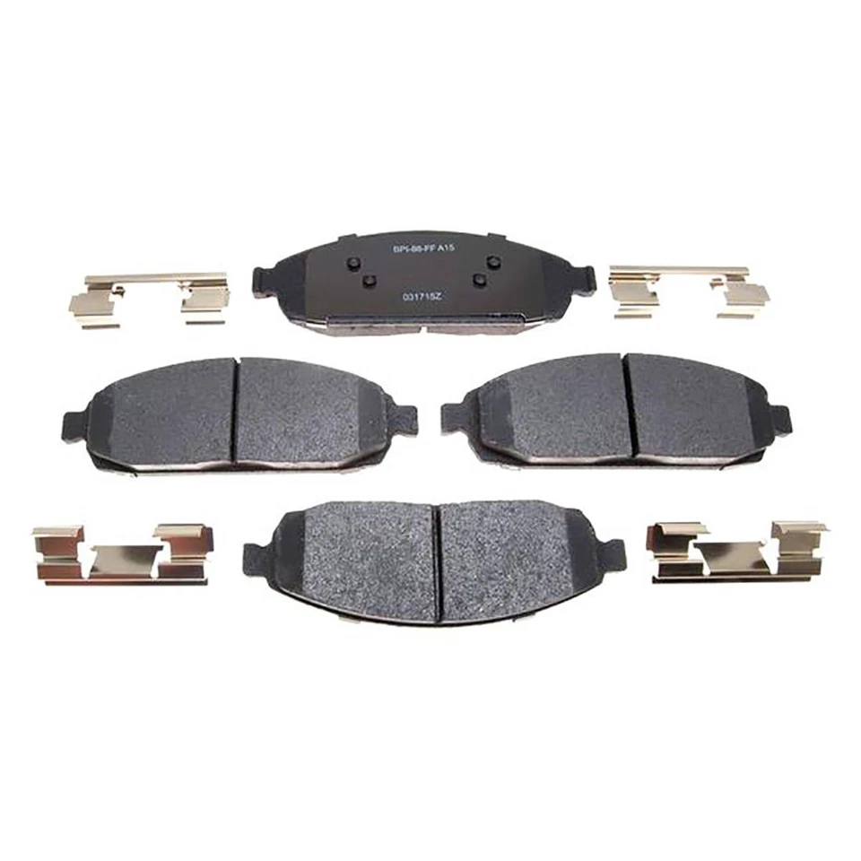 Pastilhas de freio dianteiras traseiras de cerâmica para 2010 2009 2008 2007 2006 Jeep Commander R-Line - Imagem 3 de 4