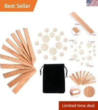 27-Piece Clarinet Cork Replacement Kit with Velvet Bag | Essential Accessories