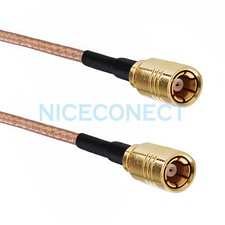 SMB Female to SMB Female Jack Straight Antenna RF Pigtail RG316 Coaxial Cable