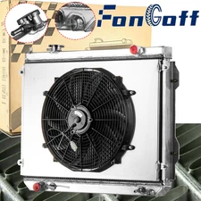 4 Rows Radiator Shroud Fan For 1995-2004 Toyota Tacoma 2.4L 2.7L 3.4L L4 V6 NEW