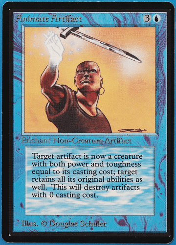 Animate Artifact Beta NM Blue Uncommon MAGIC MTG CARD (ID# 506431) ABUGames - Picture 1 of 2