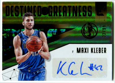2017-18 Panini Essentials Maxi Kebler Destined Greatness Auto 22