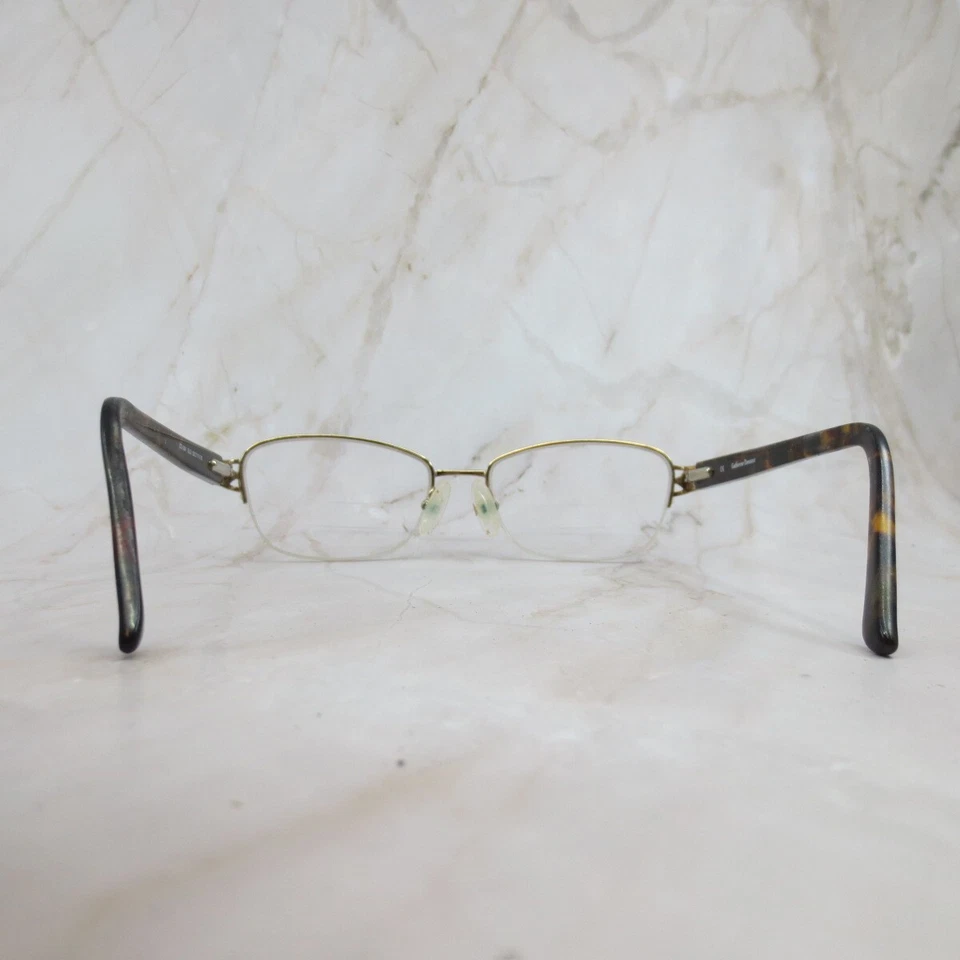 Marco de gafas Catherine Deneuve CD-356 para mujer dorado tortuga medio borde 53-17-135 Foto 4 de 4