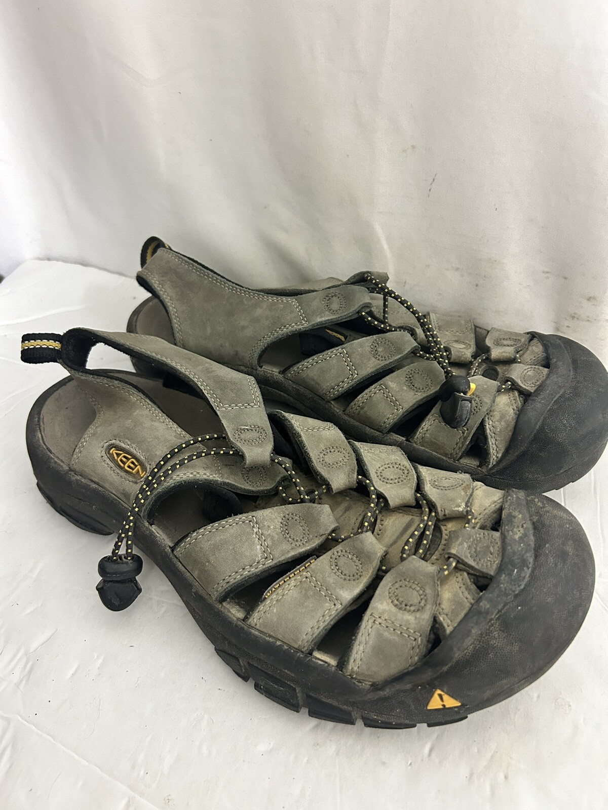 Keen Sandalo Uomo Newport Pelle Impermeabile Punta Chiusa Taglia 8 5 Grigio