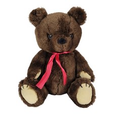 Vintage 1981 Dakin Bear Honey Brown Plush Jointed Arms FREE SHIPPING 12"