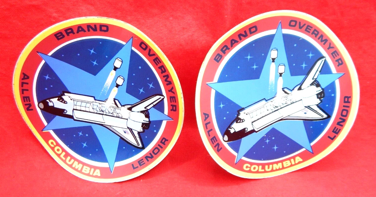 NASA Sticker Space Shuttle Exploration Mission Collectibles for