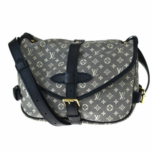 LOUIS VUITTON Monogram Saumur 35 Vintage Shoulder Bag leather