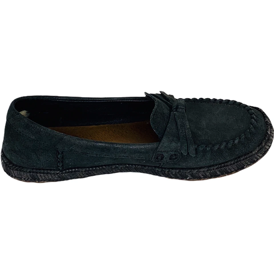 UGG Australia Amila Moccasin Charcoal Leather 1007749 Women US 6.5 EU 37.5 Shoes - Image 4 of 4