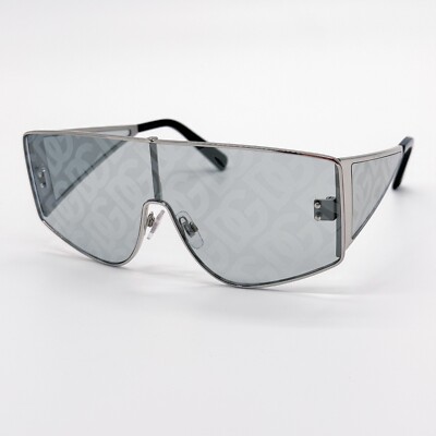 NEW DOLCE&GABBANA DG2305 05/AL SILVER METAL SQUARE UNISEX 
