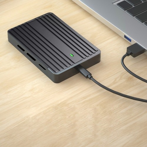 10Gbps M.2 NVME SSD Enclosure Adapter,USB3.2 Gen2 Type-C to NVME PCI-E M-Key - Afbeelding 4 van 8
