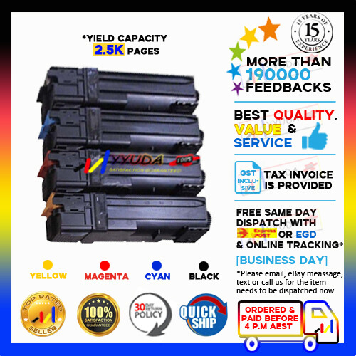 4x NoN-OEM 2130 2130CN 2135 2135CN Toner Cartridges for Dell Laser Printer - Picture 1 of 1