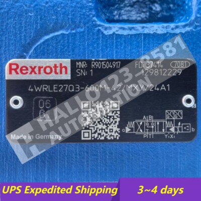 R901504917 4WRLE27Q3-600M-4X/MXY/24A1 Rexroth Proportional Valve fedex or DHL