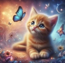 Diamond Painting-Cat