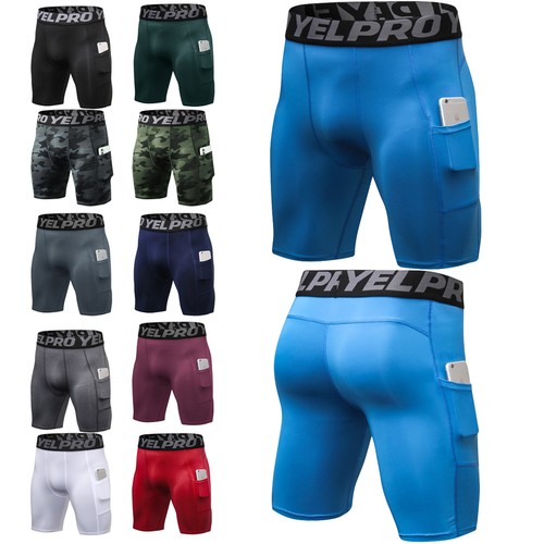 Men Sports Compression Shorts Tight 