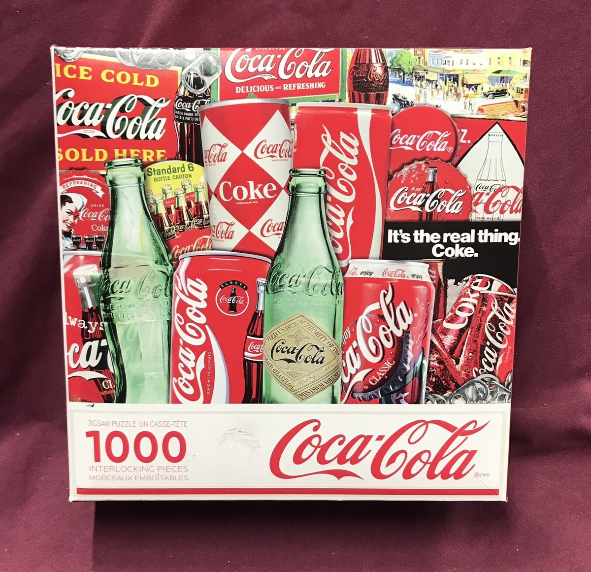 COCA-COLA 1000 PIECE PUZZLE by MAJESTIC PUZZLES - COLLECTIBLE