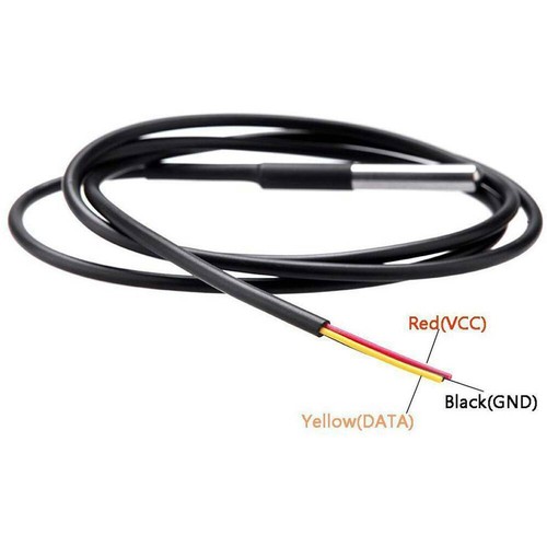 20 Pcs DS18B20 Temperaturfühler Thermosensor Temperatur-sensor Wasserdicht Kabel - Bild 12 von 19