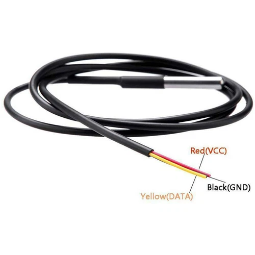 10X Temperaturfühler DS18B20 Digital Thermosensor Temperaturfühler Wasserdicht - Bild 10 von 19