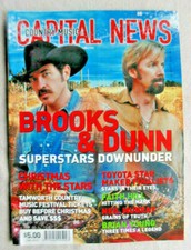 Brooks & Dunn Country Music Capital News Rare  vtg Import Music magazine