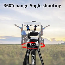 ZOMEI Portable Travel Tripod Stand Pan head for Canon Nikon Sony DSLR Camera DV