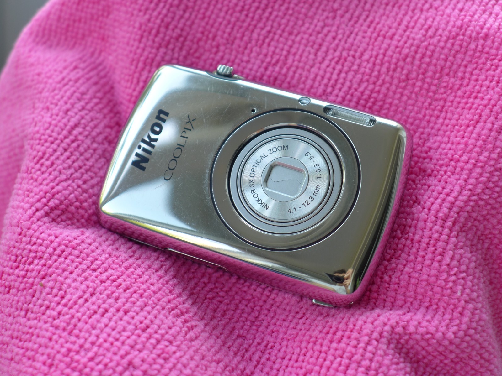 Nikon COOLPIX S01 10.1MP Digital Camera - Mirror silver for sale