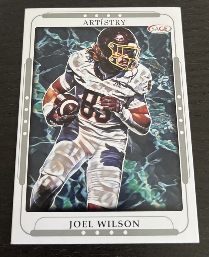 2023 Sage  Artistry - Gray - #75 - Joel Wilson - New Orleans Saints - (82323)