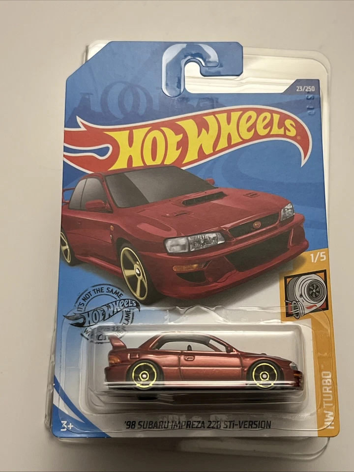 Hot Wheels 2020–98 Subaru Impreza 22B STi-версия (красная) ОШИБКА отсутствует окно - Изображение 2 из 4