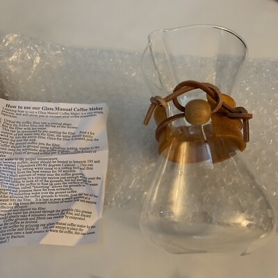 mixpresso glass manual coffee maker new 