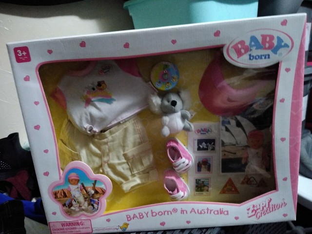 baby born bathing accessory set