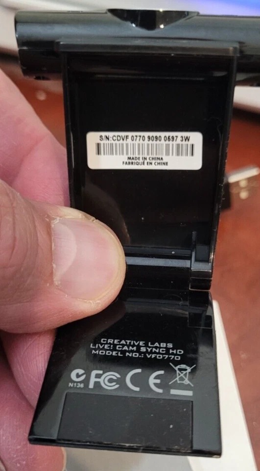 CREATIVE LIVE! CAM SYNC HD MODEL NO.: VF0770 WEB CAM - Image 4 of 4