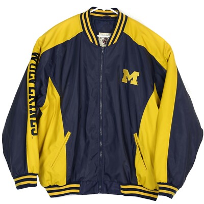 michigan wolverines letterman jacket