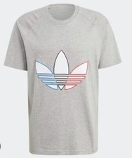 Boys Adidas T-shirt OriginalsTop Children Junior Grey