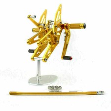 Rearset Rear set For Yamaha YZF 600 R6 2003-2005 2004 Gold B UK
