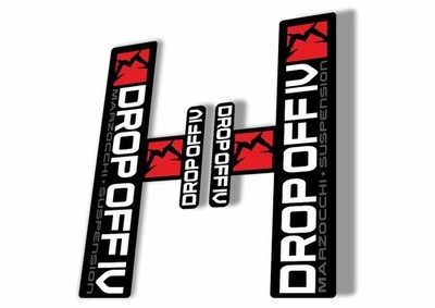 Marzocchi Drop Off 4 IV 2006 Fork Suspension Sticker Decal Kit Adhesive White