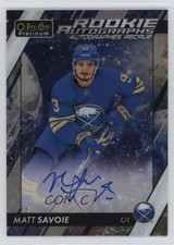 2023 O-Pee-Chee Platinum Rookie Cosmic 49/65 Matthew Savoie Matt #R-SA Auto 08es