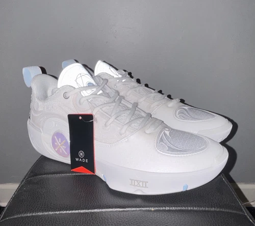 Size 10.5 Li-Ning Way of Wade WOW 12 “305” White Low Top Basketball ABAV085-28H