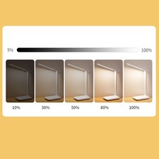 Table Lamp Eye Protection Touch Dimming Plug In 180 Degree Flip Folding Stand