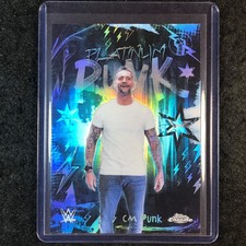 2026 Topps Chrome WWE CM PUNK Platinum Punk SP #PLP-15
