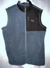 Puma Open Road Winterized Vest Mens Casual Athletic Outerwear Size Medium