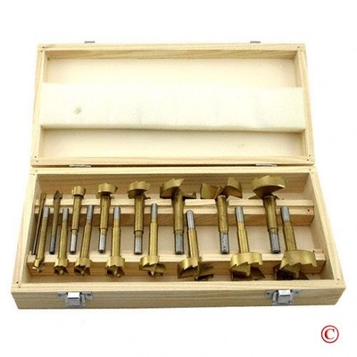 16 PC Titanium Forstner Bit Wood Drilling Bit Set | eBay