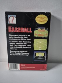 Nintendo NES Tecmo Baseball NTSC Boxed With Manual 