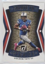 2017 Panini Donruss Salute to Service Golden Tate III #8 1k3